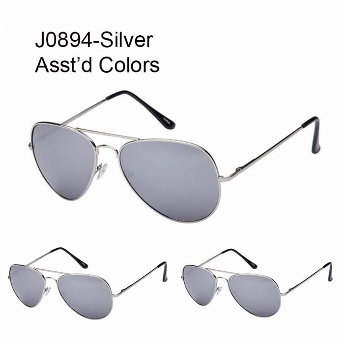 J0894-SLIVER- One Dozen Sunglasses