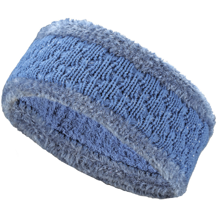 JB504 - One Dozen  Solid Warm Fleece Lined Knit Headband