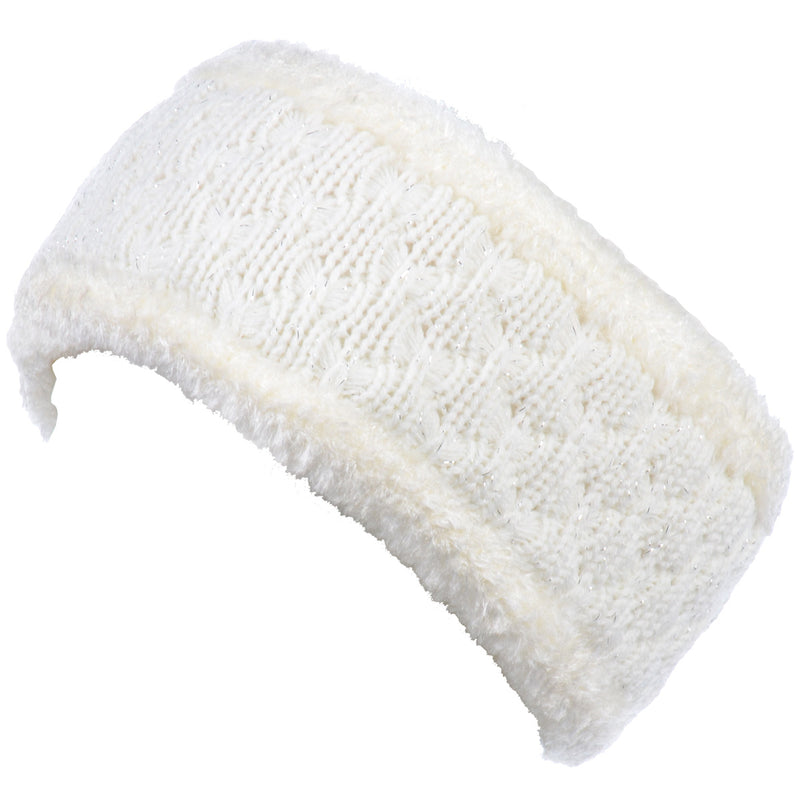 JB504 - One Dozen  Solid Warm Fleece Lined Knit Headband