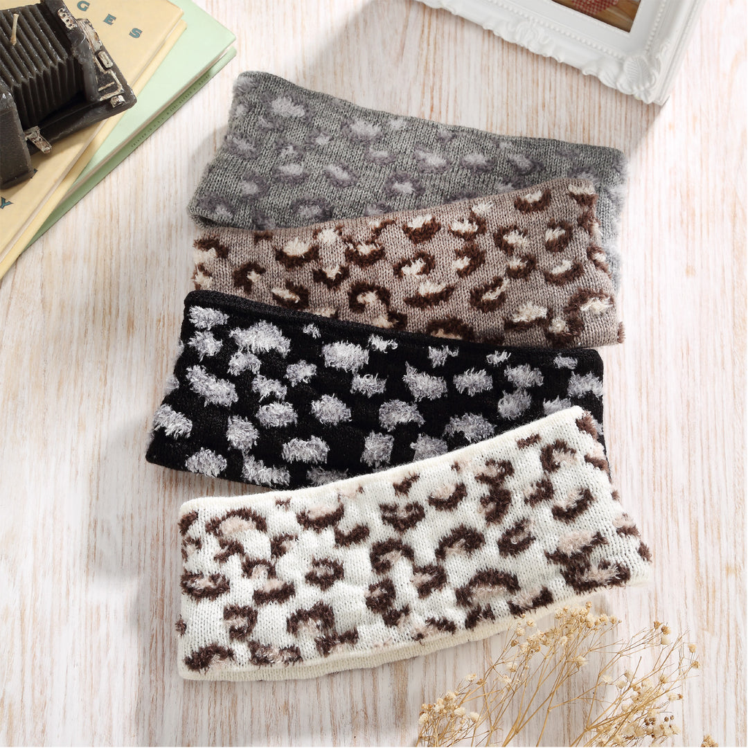 JB520 - One Dozen Leopard Headband w/ Lining
