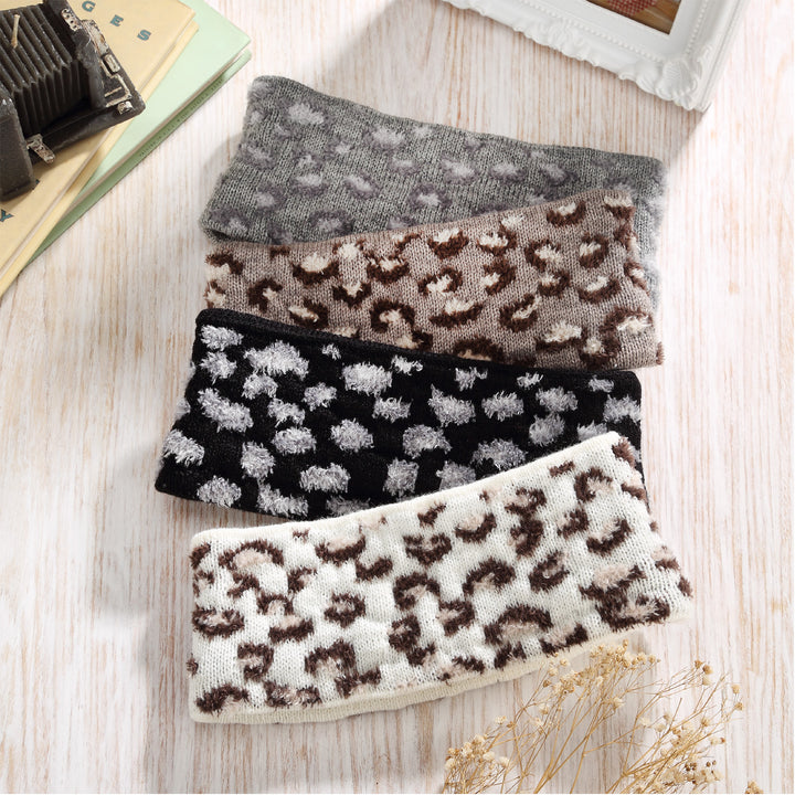 JB520 - One Dozen Leopard Headband w/ Lining