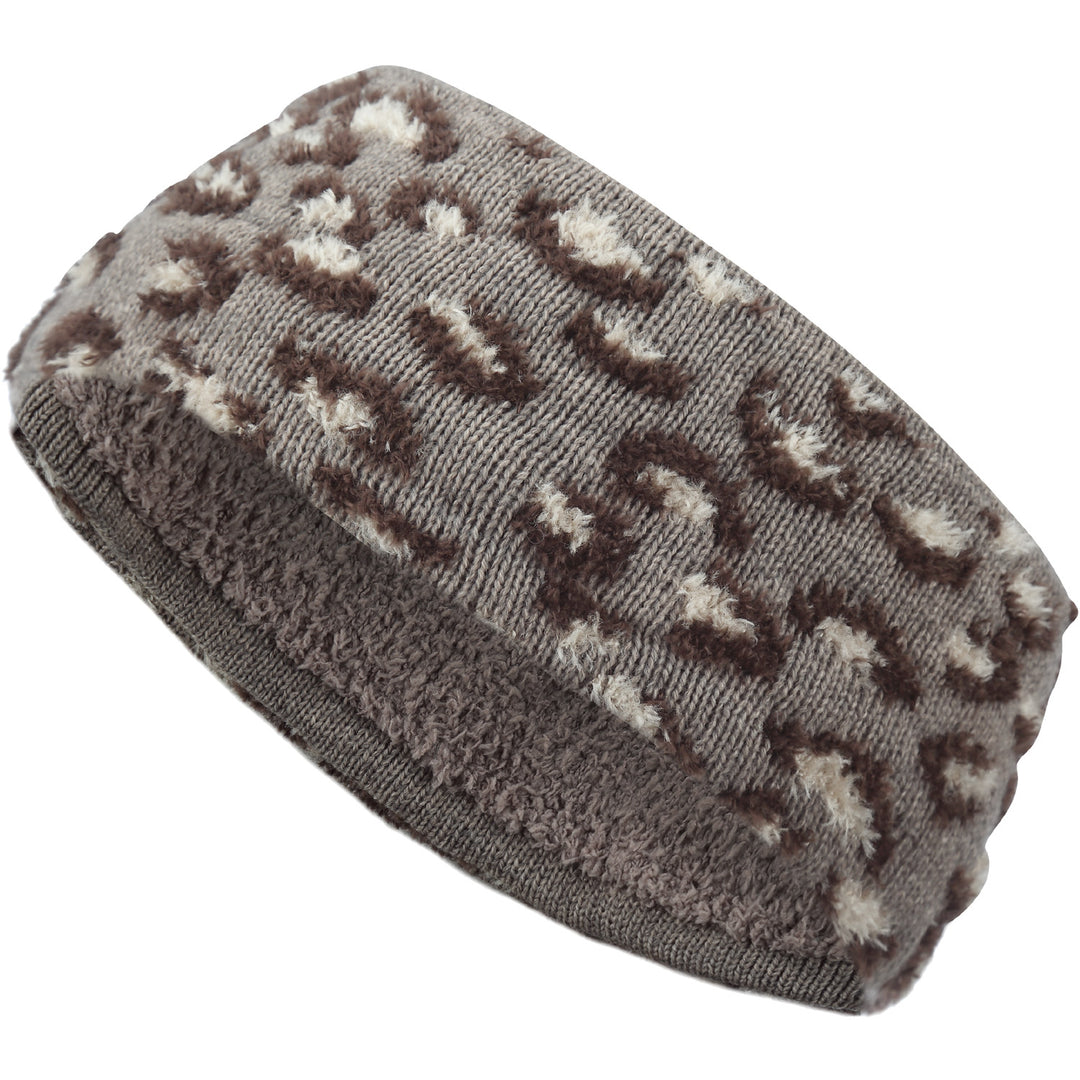 JB520 - One Dozen Leopard Headband w/ Lining