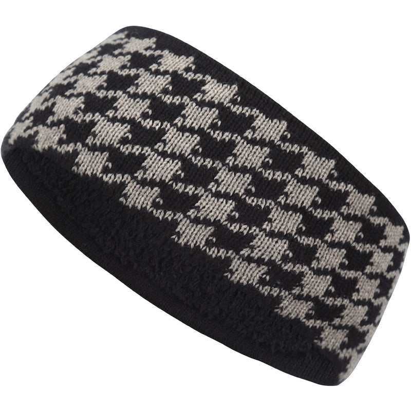 JB522 - One Dozen Headband w/ Hounds Tooth Accents