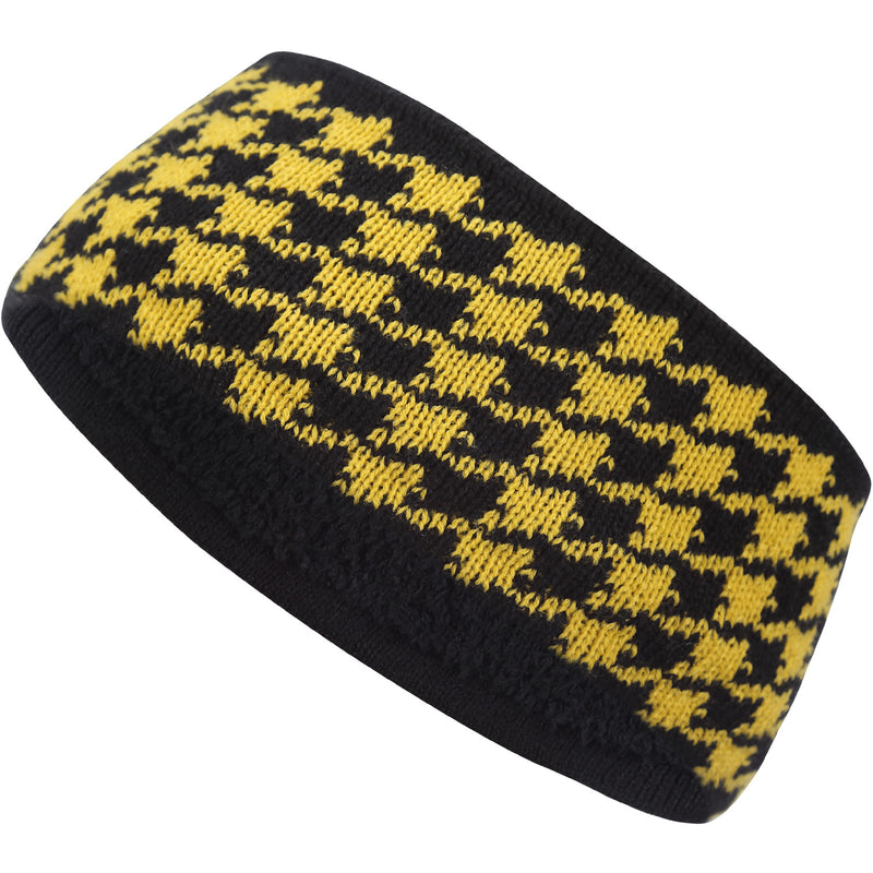 JB522 - One Dozen Headband w/ Hounds Tooth Accents