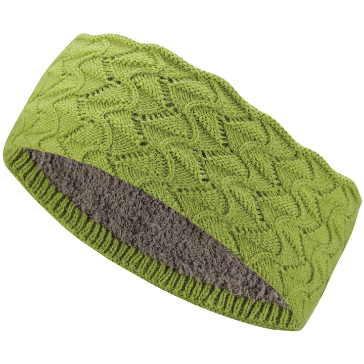 JB623 - One Dozen Knitted Fuzzy Lined Ear Warmer Headband
