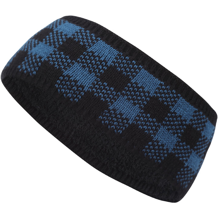 JB625 - One Dozen Headband w/ Buffalo Plaid Accents