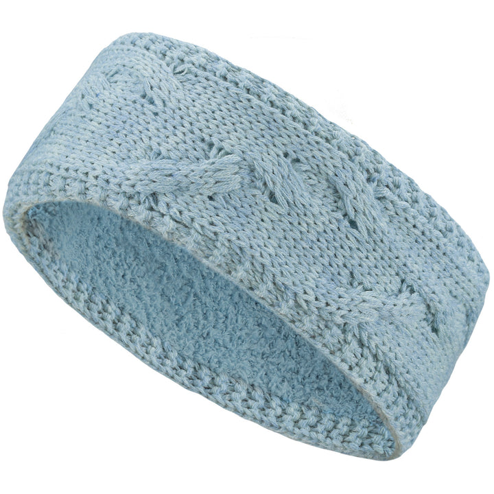 JB707 - One Dozen Cable Knit Fuzzy Lined Ear Warmer Headband