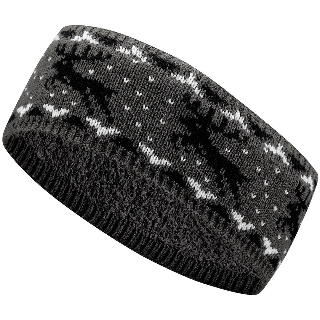 JB720 - One Dozen Knitted Fuzzy Lined Ear Warmer Headband