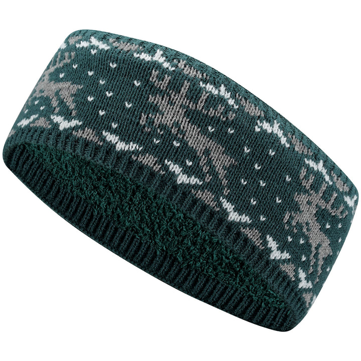 JB720 - One Dozen Knitted Fuzzy Lined Ear Warmer Headband