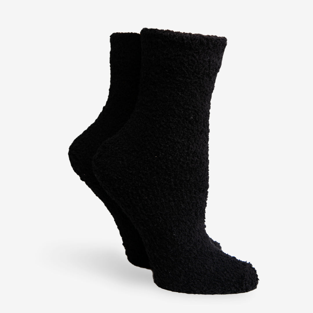 JCS101 - SOLID COLOR LUXURY SOFT MINI-CREW SOCKS - 6PC SET