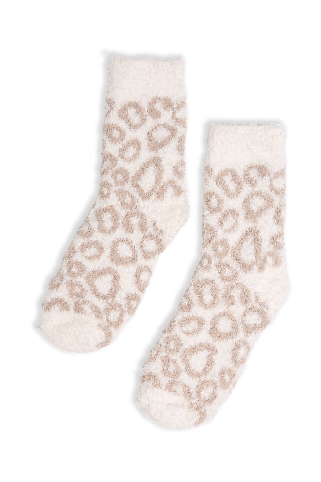 JCS107 - LEOPARD PRINT LUXURY SOFT MINI-CREW SOCKS - 6PC SET