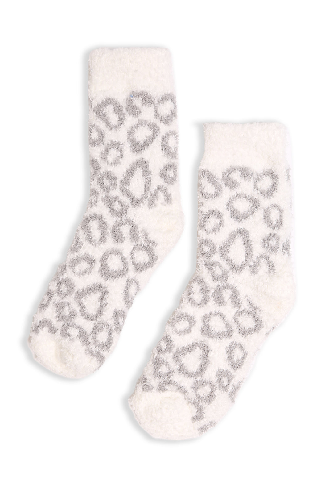 JCS107 - LEOPARD PRINT LUXURY SOFT MINI-CREW SOCKS - 6PC SET
