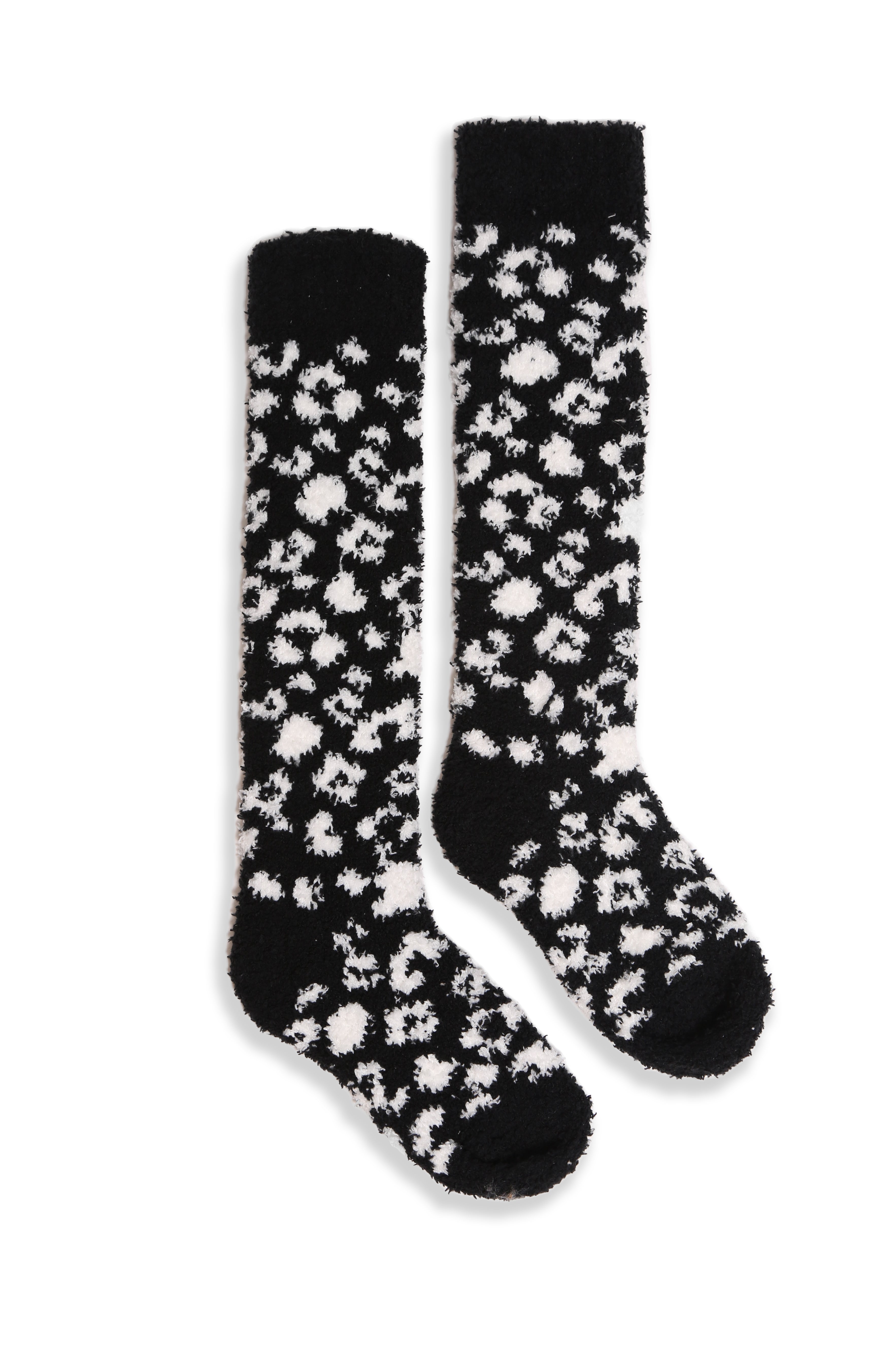 JCS108 - LEOPARD PRINT LUXURY SOFT KNEE-HIGH SOCKS - 6PC SET