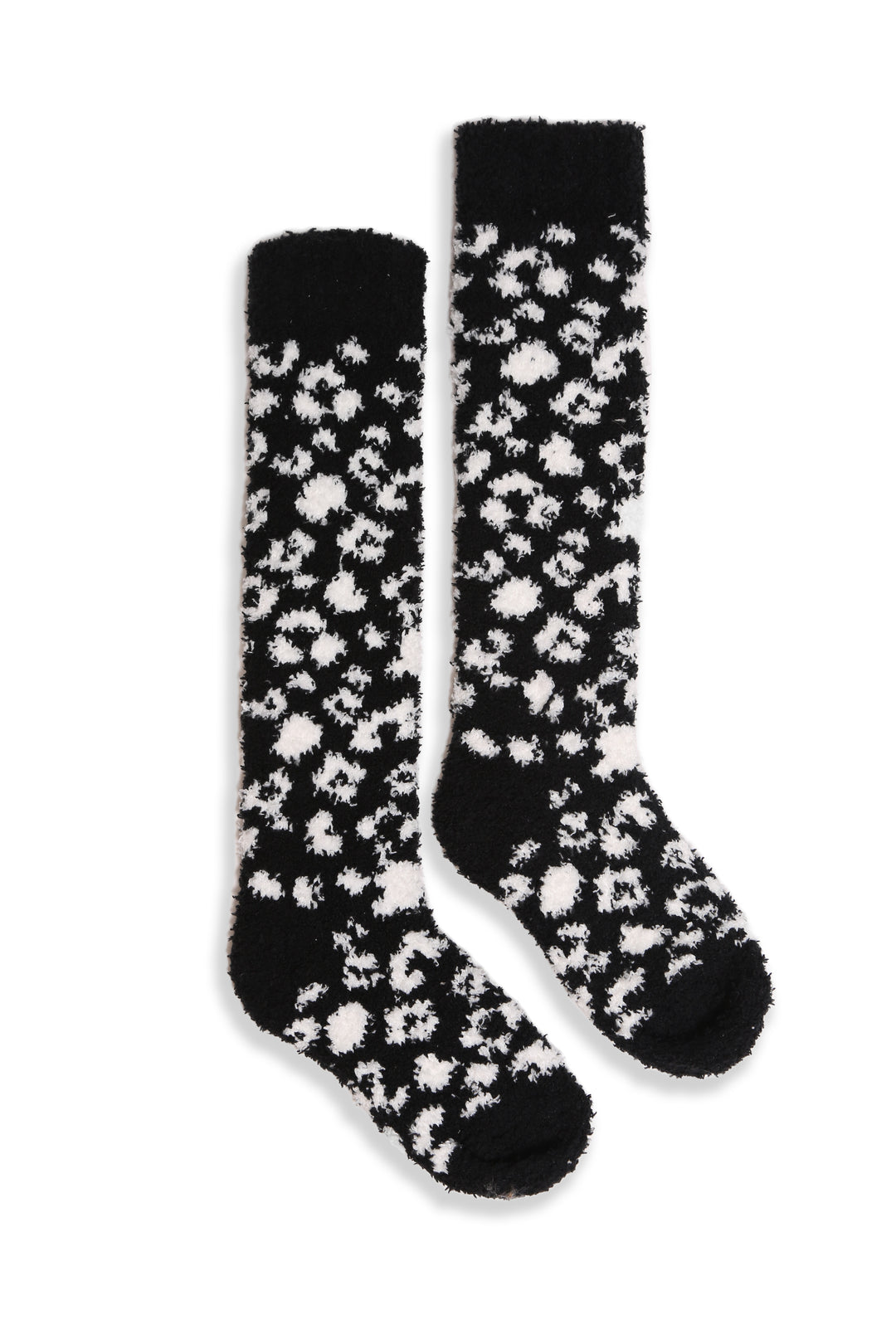 JCS108 - LEOPARD PRINT LUXURY SOFT KNEE-HIGH SOCKS - 6PC SET