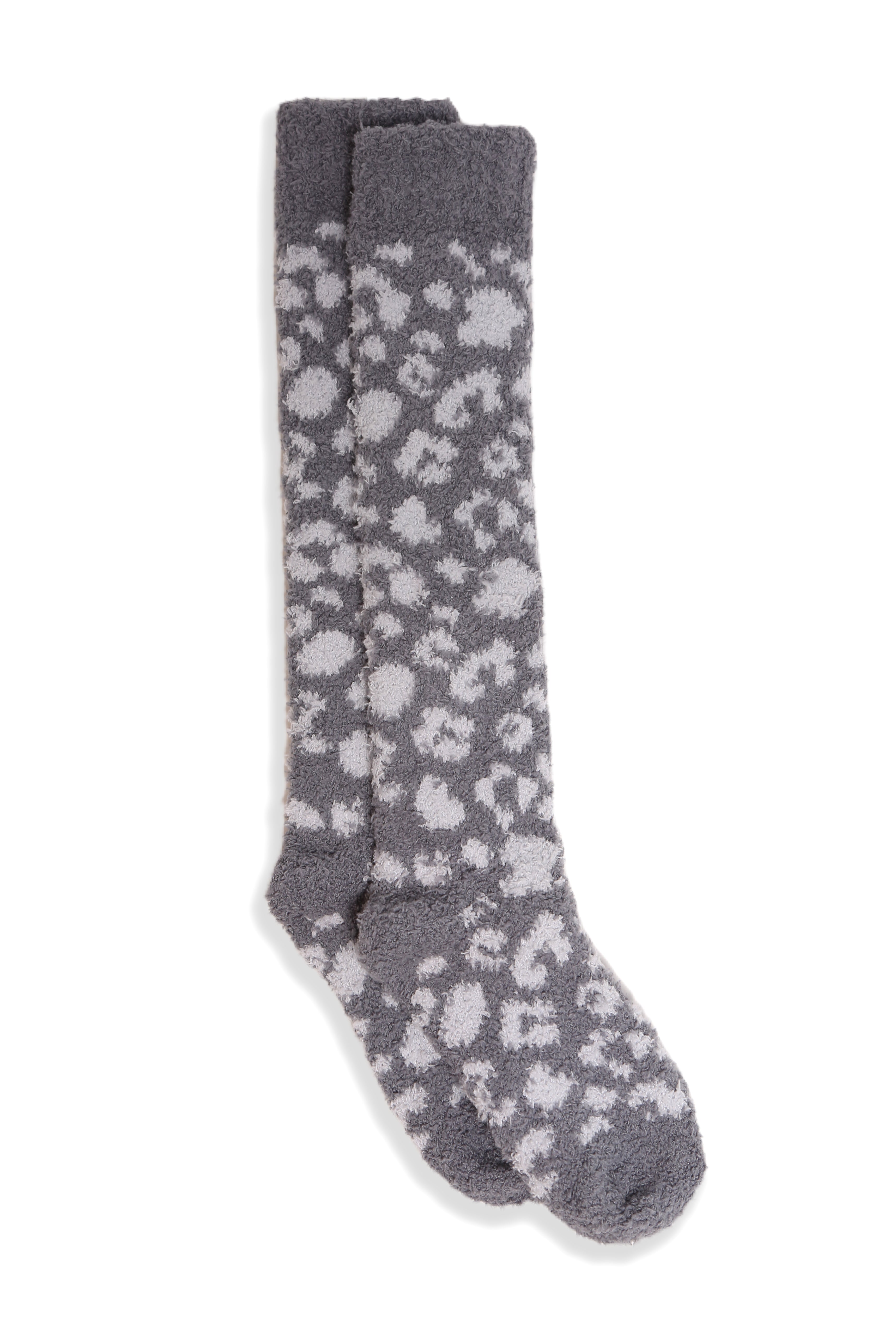 JCS108 - LEOPARD PRINT LUXURY SOFT KNEE-HIGH SOCKS - 6PC SET