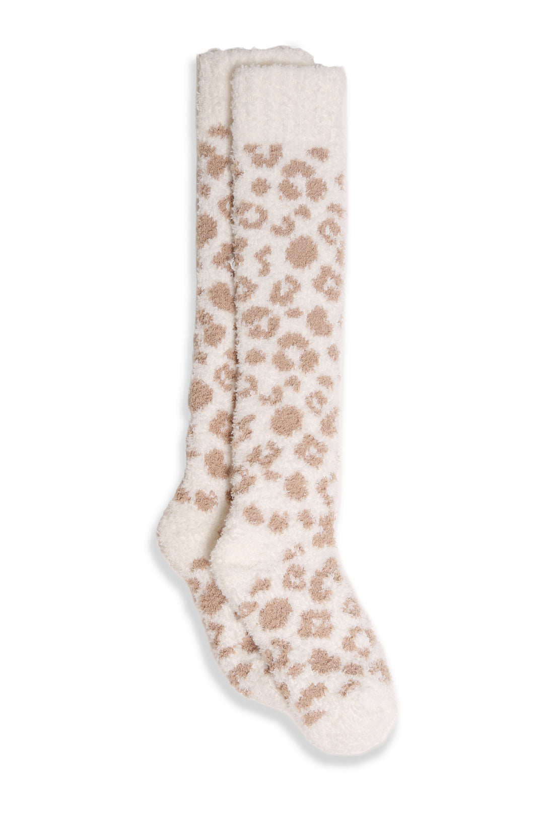 JCS108 - LEOPARD PRINT LUXURY SOFT KNEE-HIGH SOCKS - 6PC SET