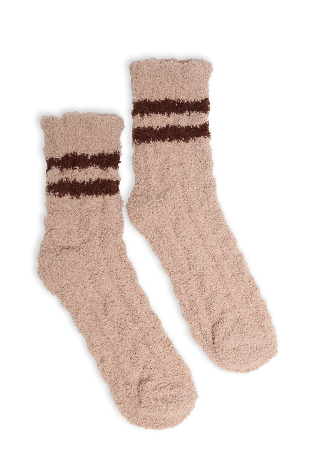JCS110 - RETRO STRIPED LUXURY SOFT MINI-CREW SOCKS - 6PC SET