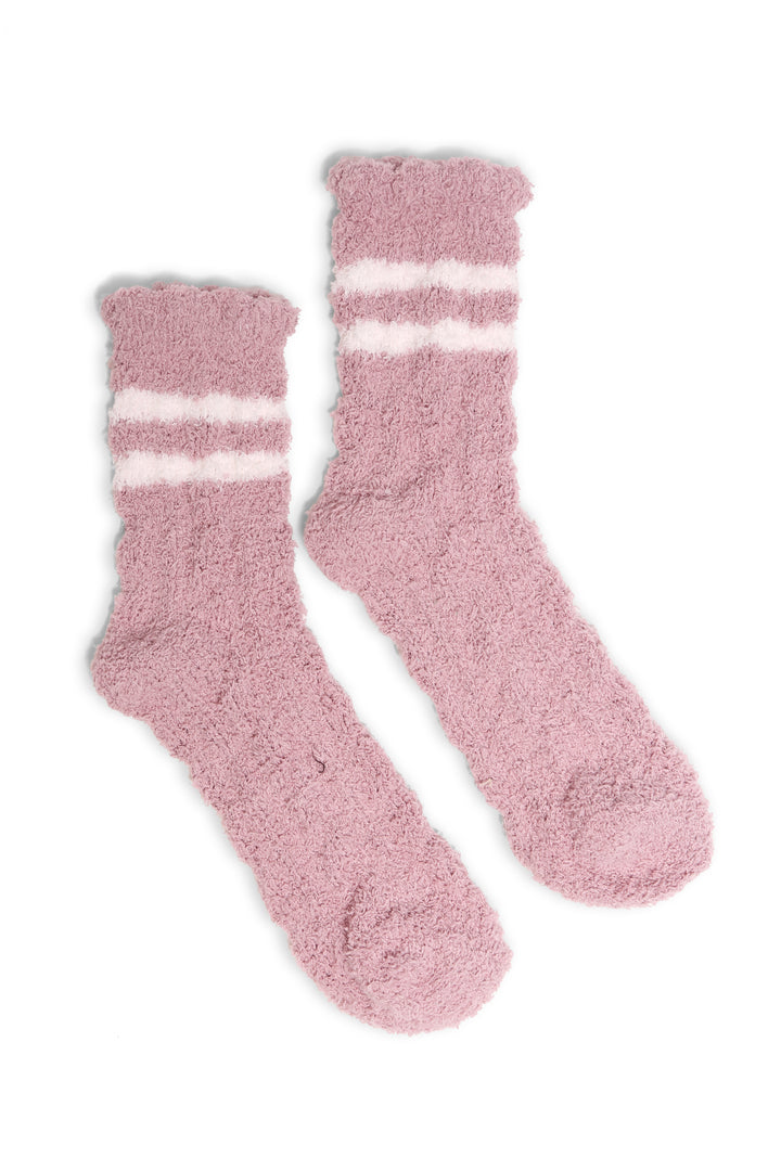JCS110 - RETRO STRIPED LUXURY SOFT MINI-CREW SOCKS - 6PC SET