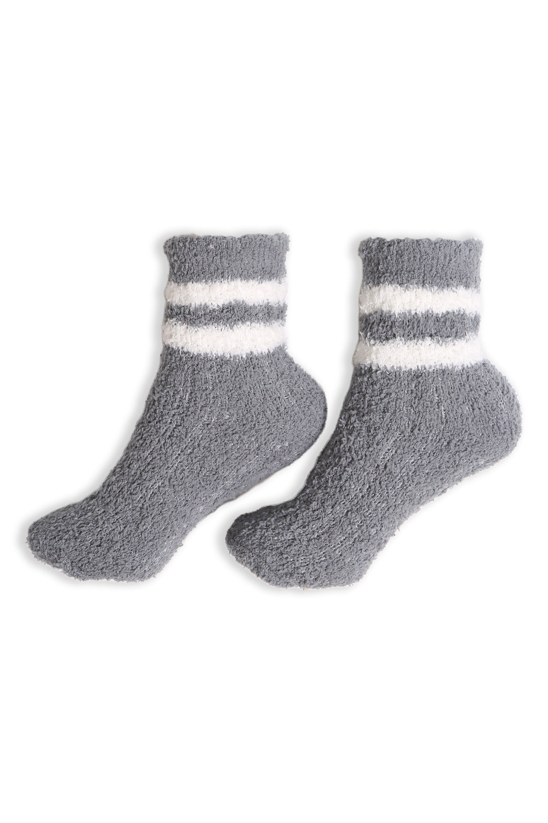 JCS110 - RETRO STRIPED LUXURY SOFT MINI-CREW SOCKS - 6PC SET