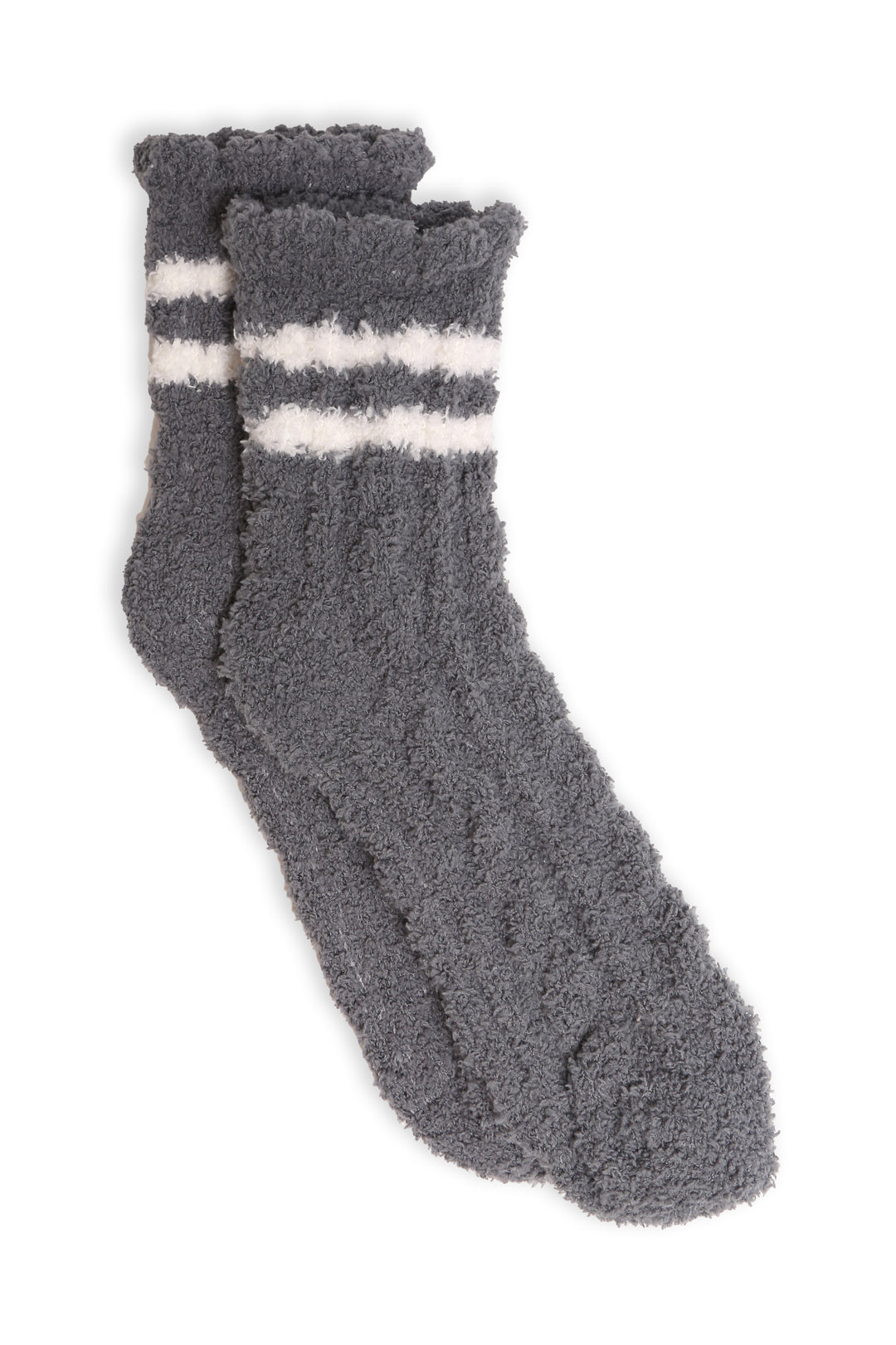 JCS110 - RETRO STRIPED LUXURY SOFT MINI-CREW SOCKS - 6PC SET