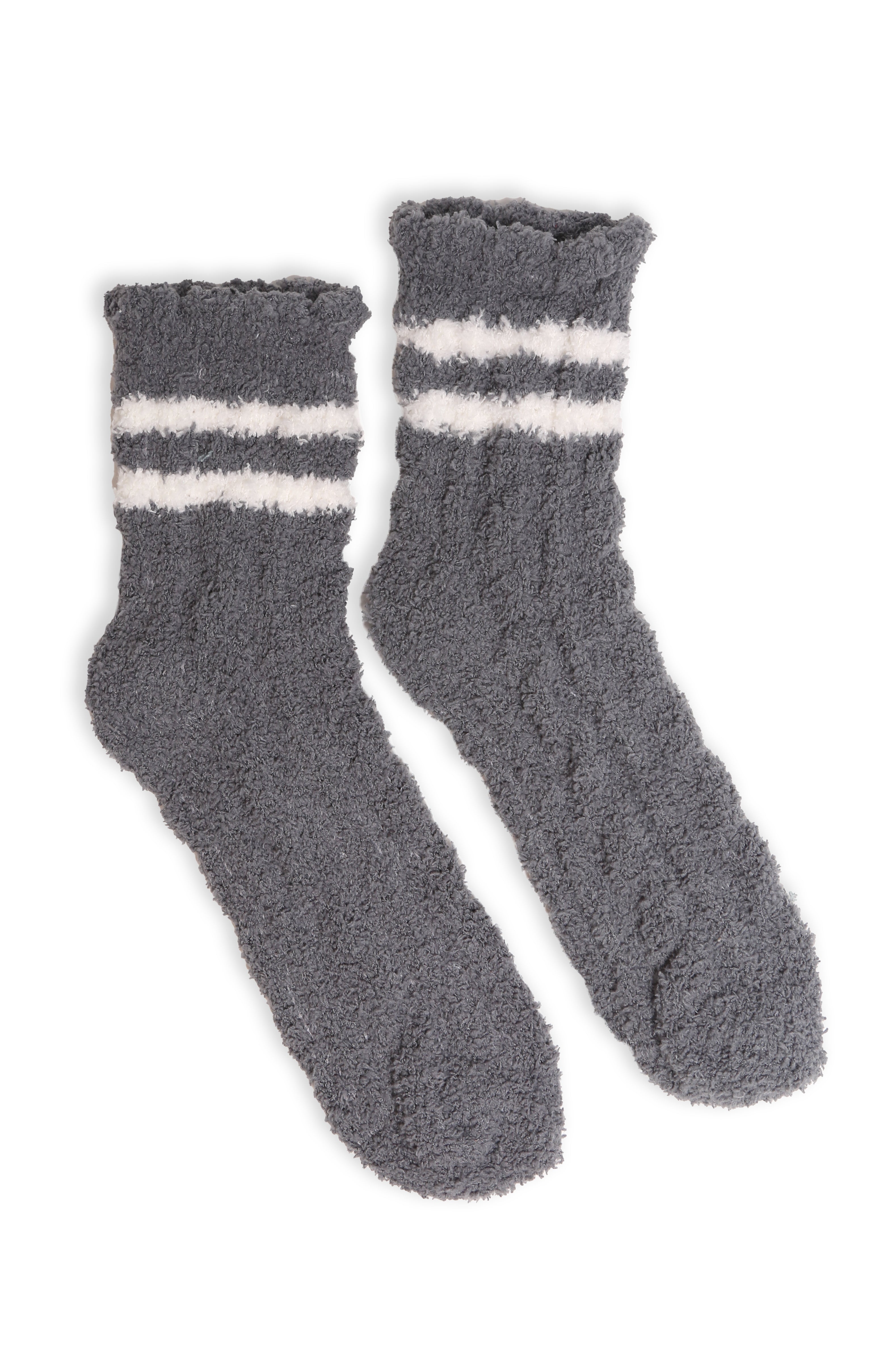 JCS110 - RETRO STRIPED LUXURY SOFT MINI-CREW SOCKS - 6PC SET