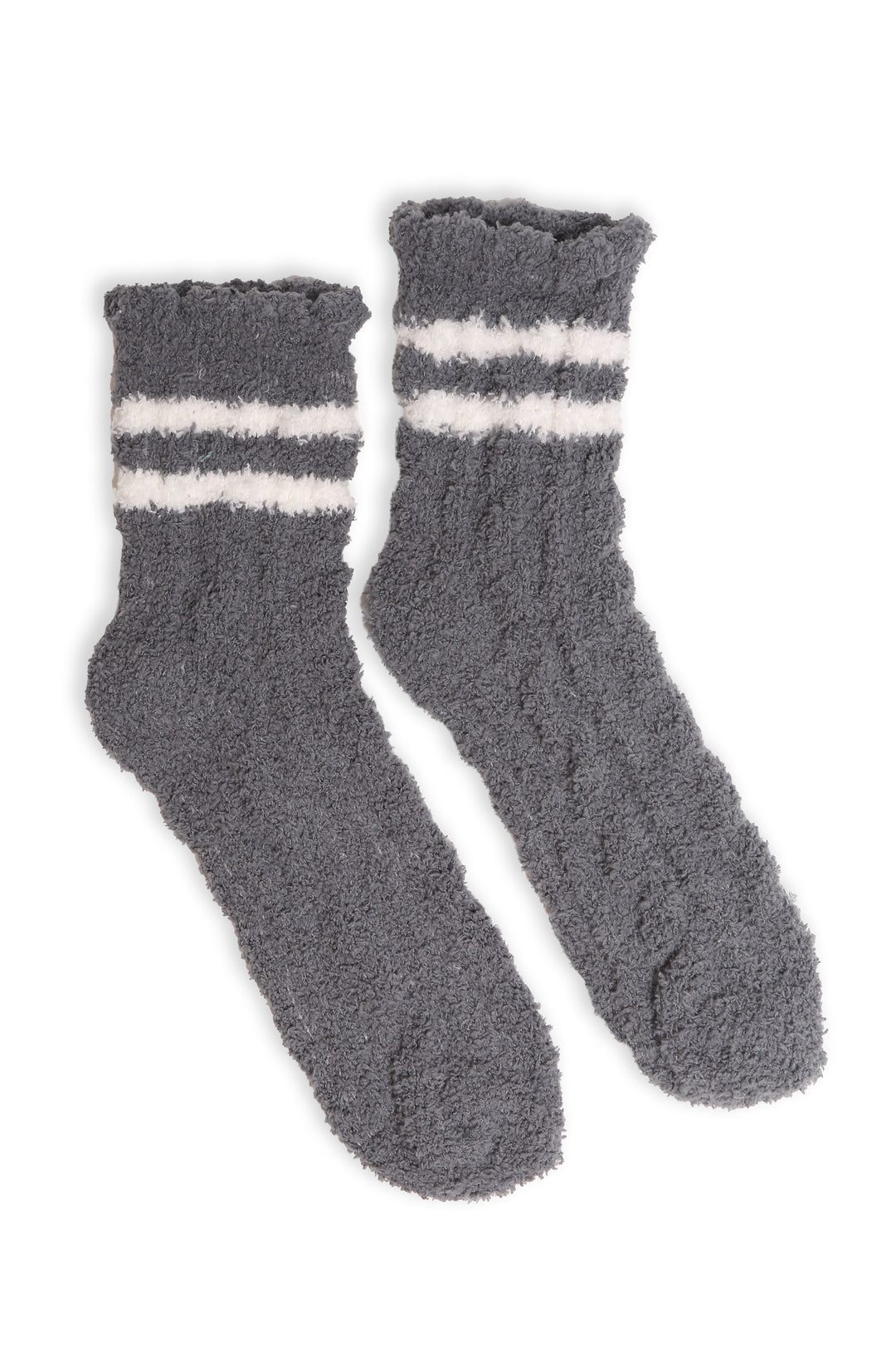 JCS110 - RETRO STRIPED LUXURY SOFT MINI-CREW SOCKS - 6PC SET