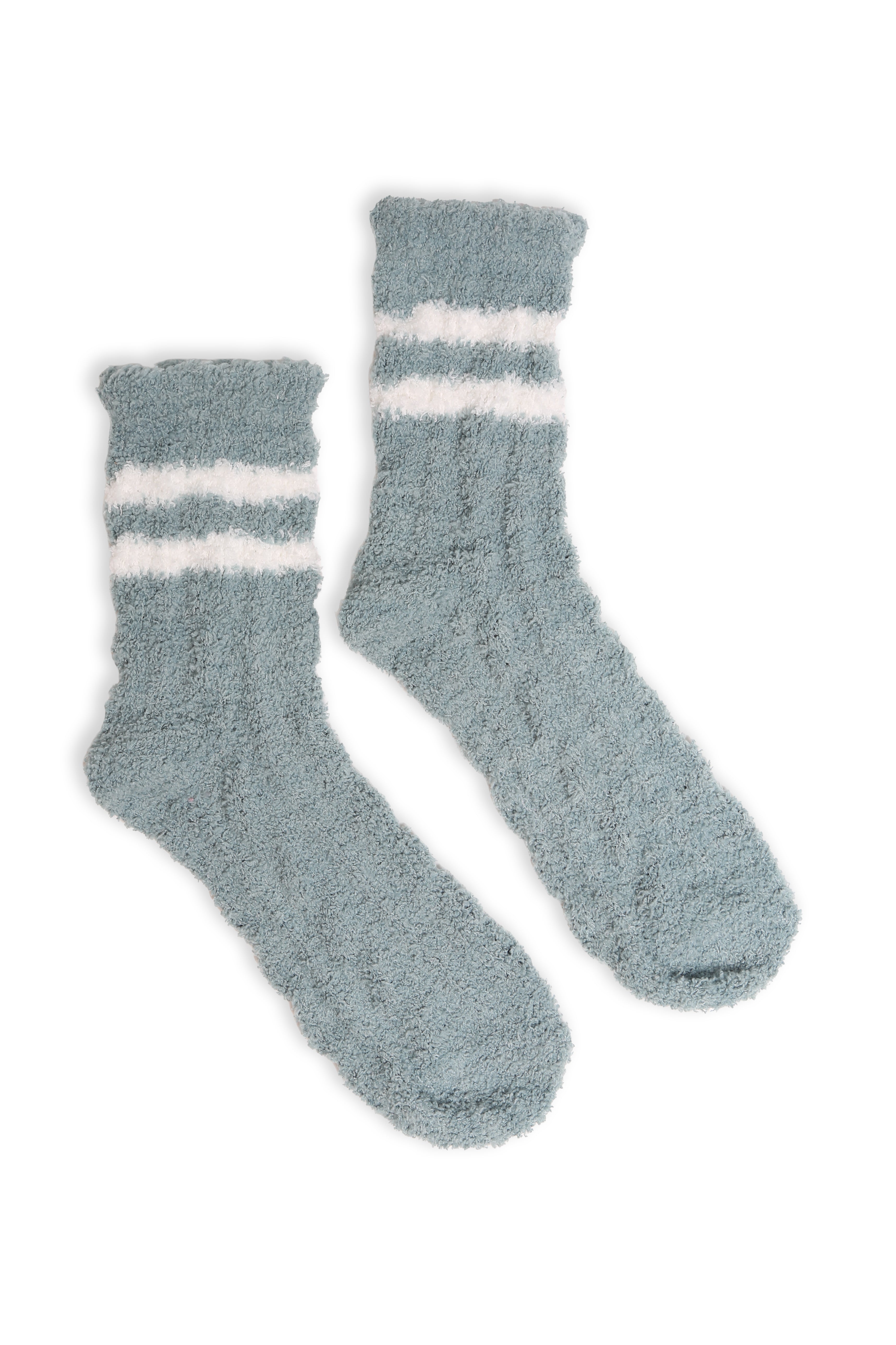JCS110 - RETRO STRIPED LUXURY SOFT MINI-CREW SOCKS - 6PC SET