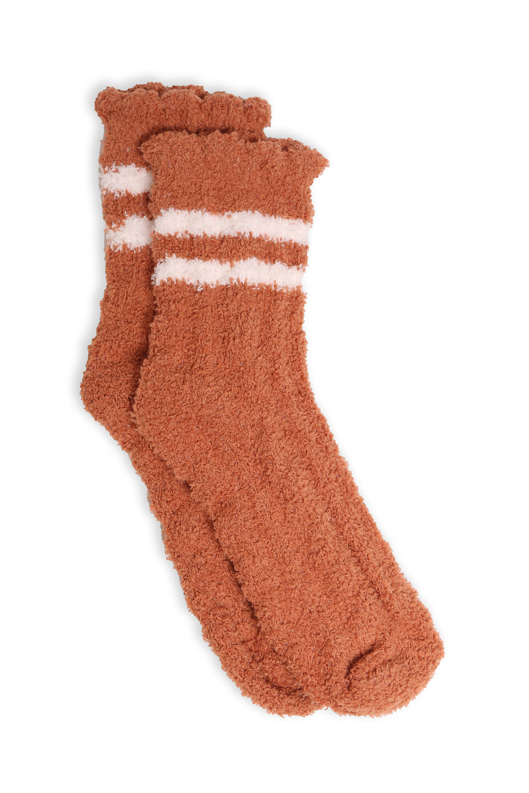 JCS110 - RETRO STRIPED LUXURY SOFT MINI-CREW SOCKS - 6PC SET