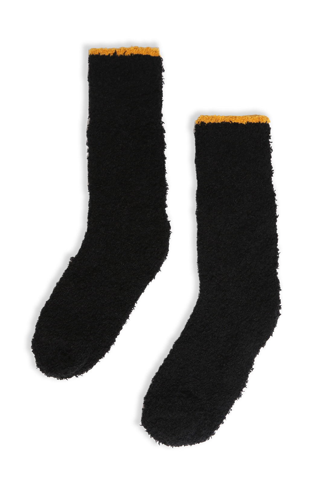 JCS111 - SOLID COLOR LUXURY SOFT MINI-CREW SOCKS W/ COLORED EDGE - 6PC SET