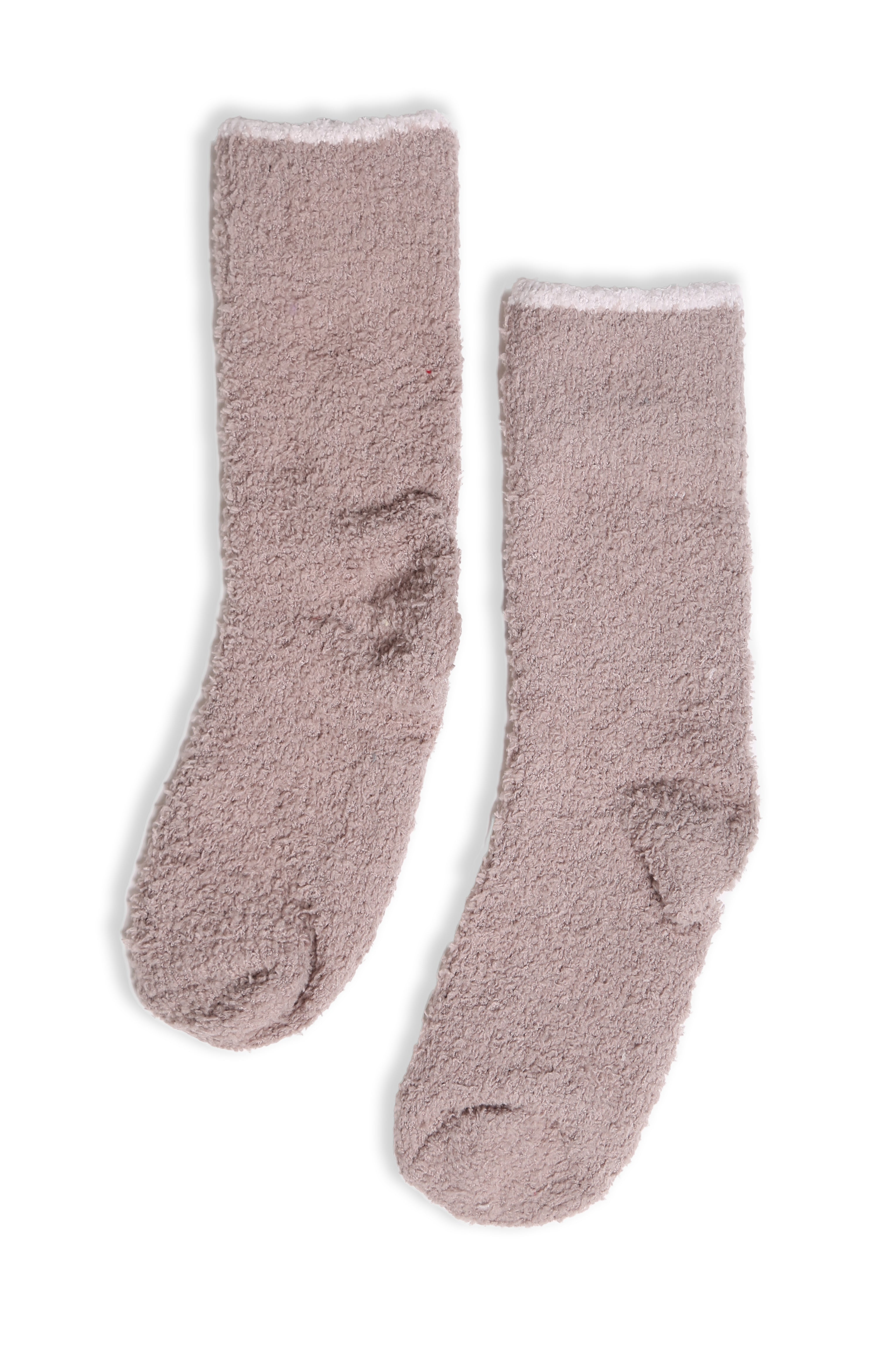 JCS111 - SOLID COLOR LUXURY SOFT MINI-CREW SOCKS W/ COLORED EDGE - 6PC SET