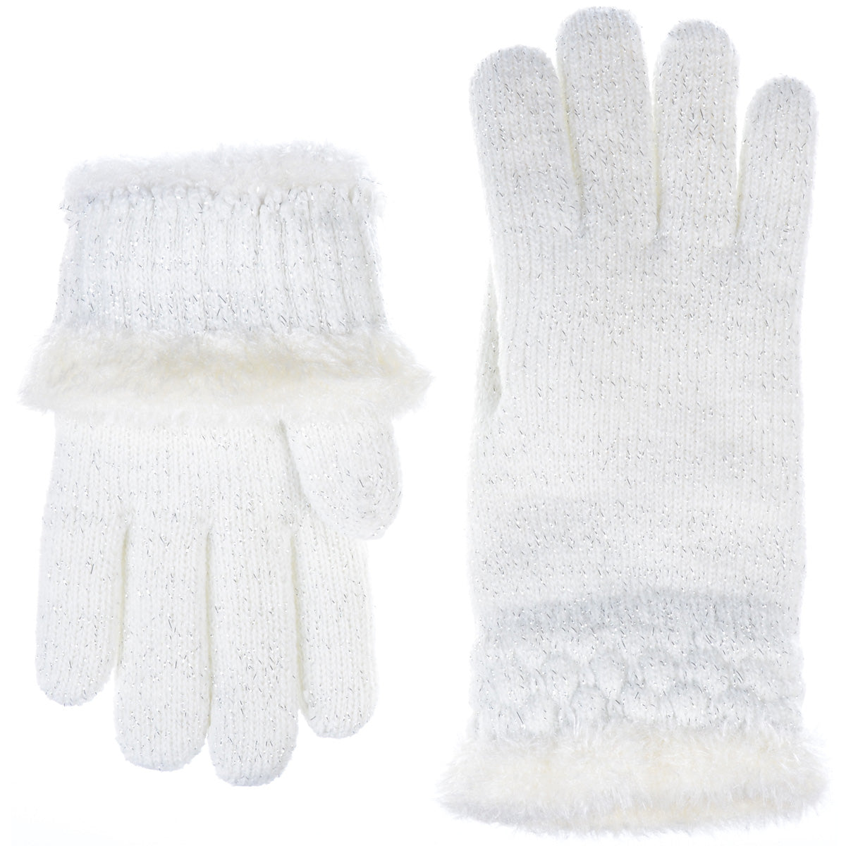 JG504 - One Dozen Ladies Metallic Double Layer Plush Lined Glove