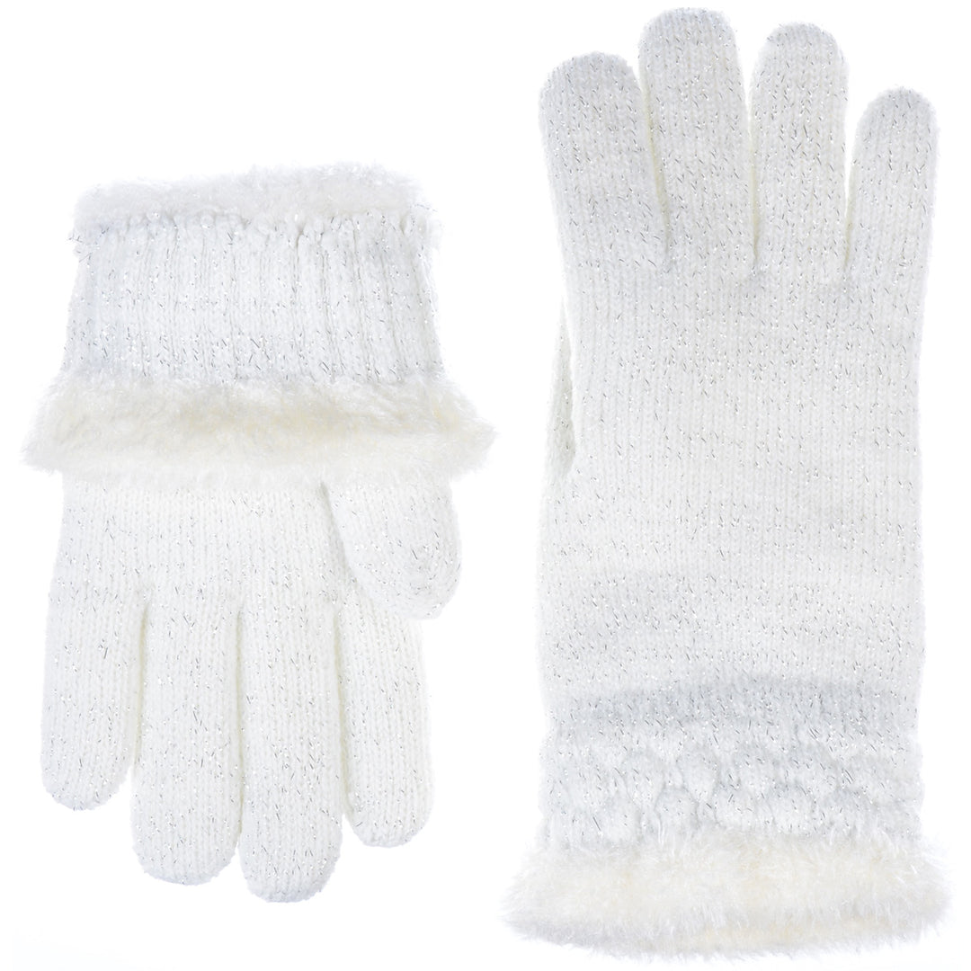 JG504 - One Dozen Ladies Metallic Double Layer Plush Lined Glove