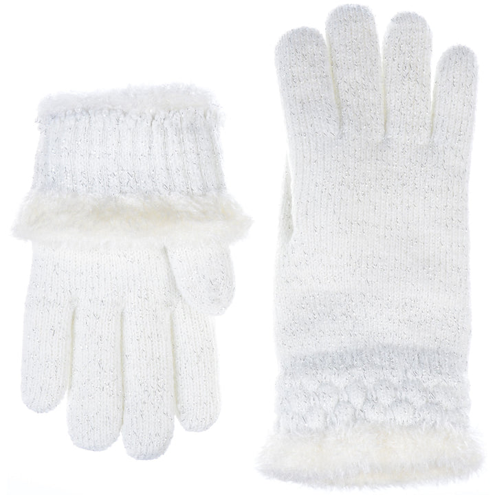 JG504 - One Dozen Ladies Metallic Double Layer Plush Lined Glove