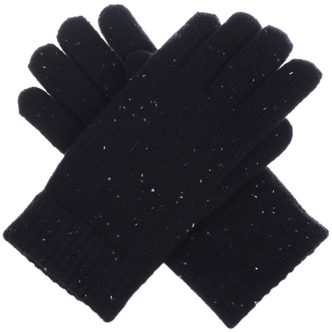 JG721 - One Dozen Ladies Toasty Warm Plush fleece Lined Knit Glove in Glitter