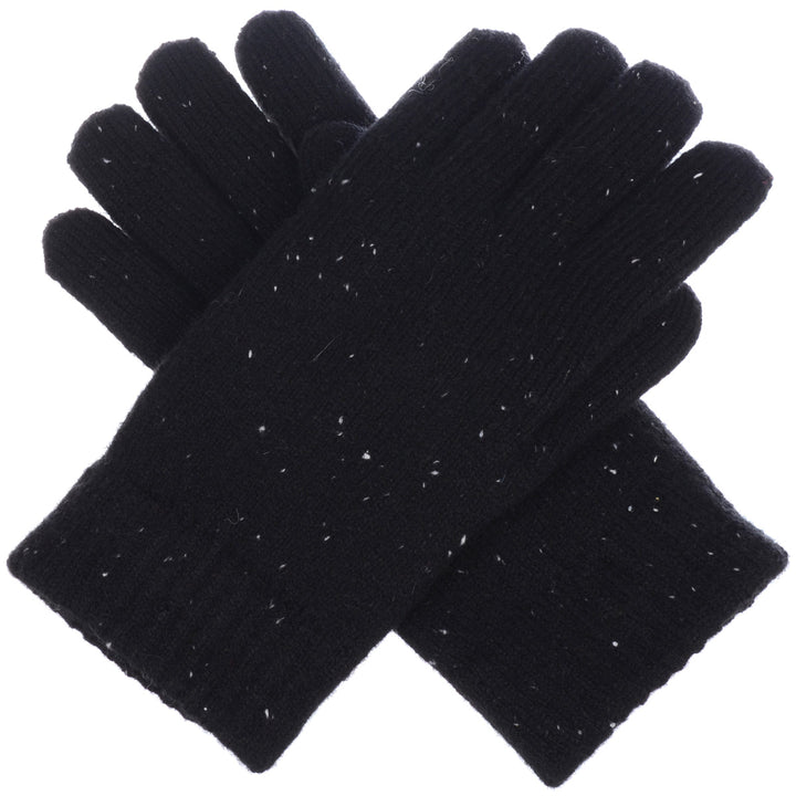 JG721 - One Dozen Ladies Toasty Warm Plush fleece Lined Knit Glove in Glitter
