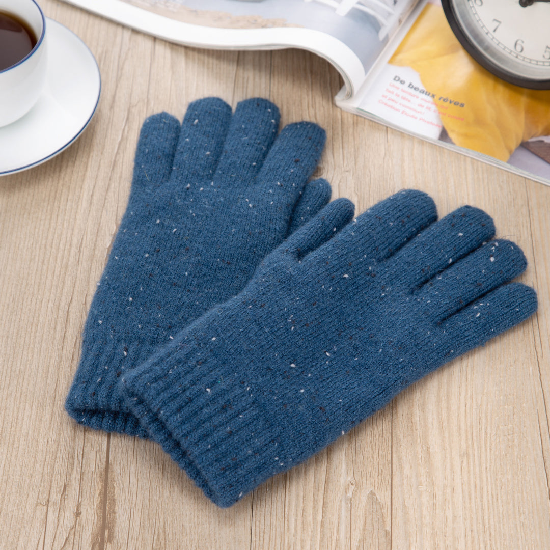 JG721 - One Dozen Ladies Toasty Warm Plush fleece Lined Knit Glove in Glitter