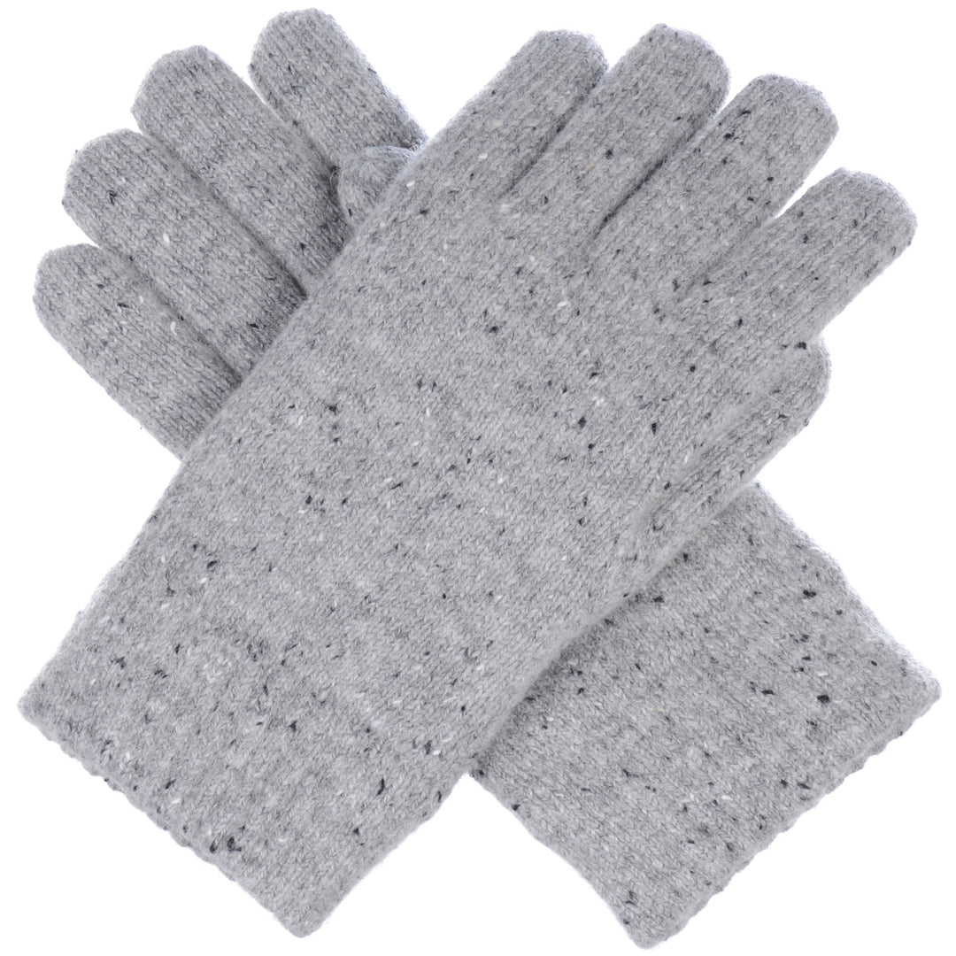 JG721 - One Dozen Ladies Toasty Warm Plush fleece Lined Knit Glove in Glitter