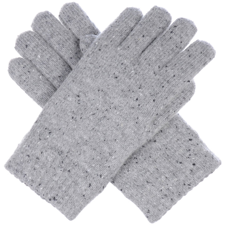 JG721 - One Dozen Ladies Toasty Warm Plush fleece Lined Knit Glove in Glitter