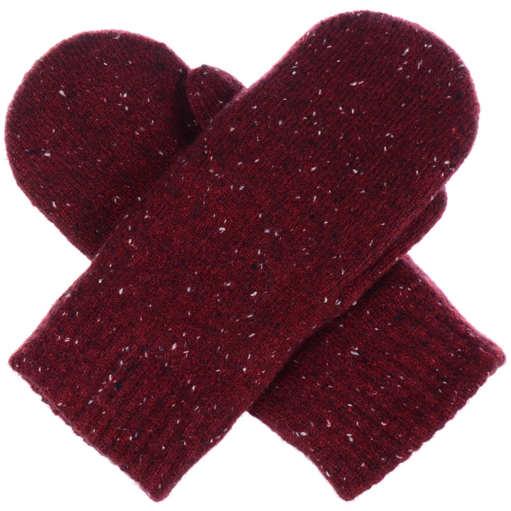 JG721M - One Dozen Chevron Warm Fleece Lined Knit Mittens Gloves