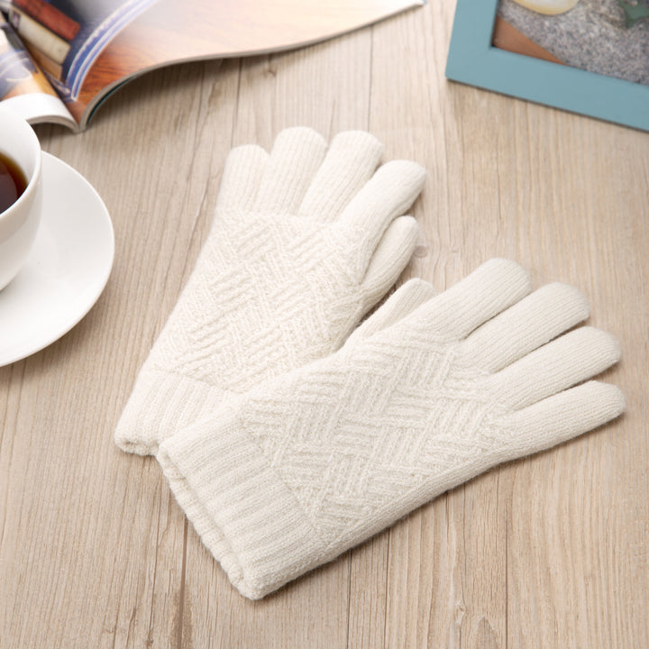 JG733 - One Dozen Ladies Double Layer Lining Knit Gloves