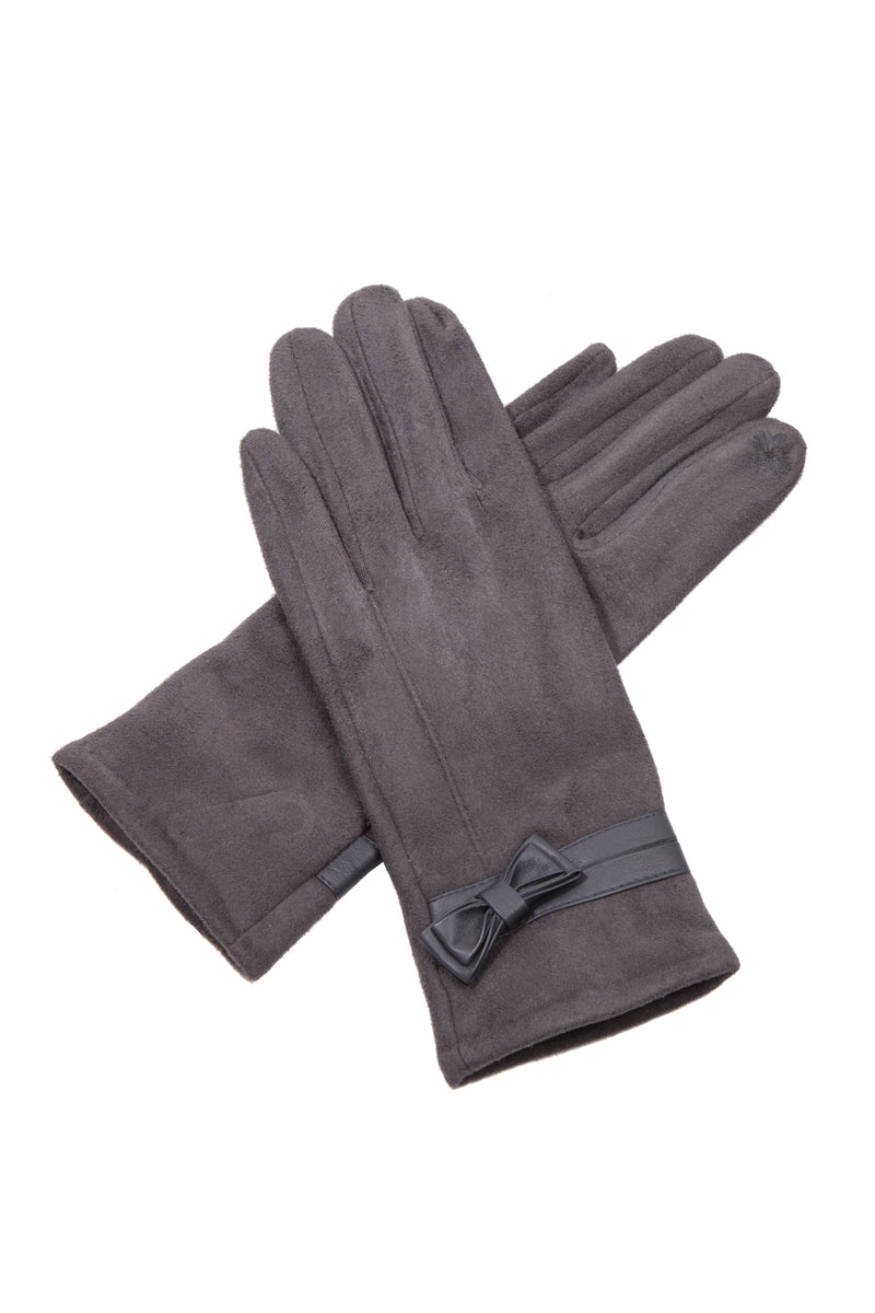JG806 - One Dozen Ladies Suede Feel Screen Touch Glove