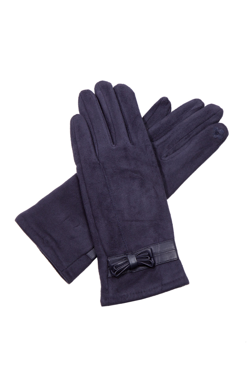 JG806 - One Dozen Ladies Suede Feel Screen Touch Glove