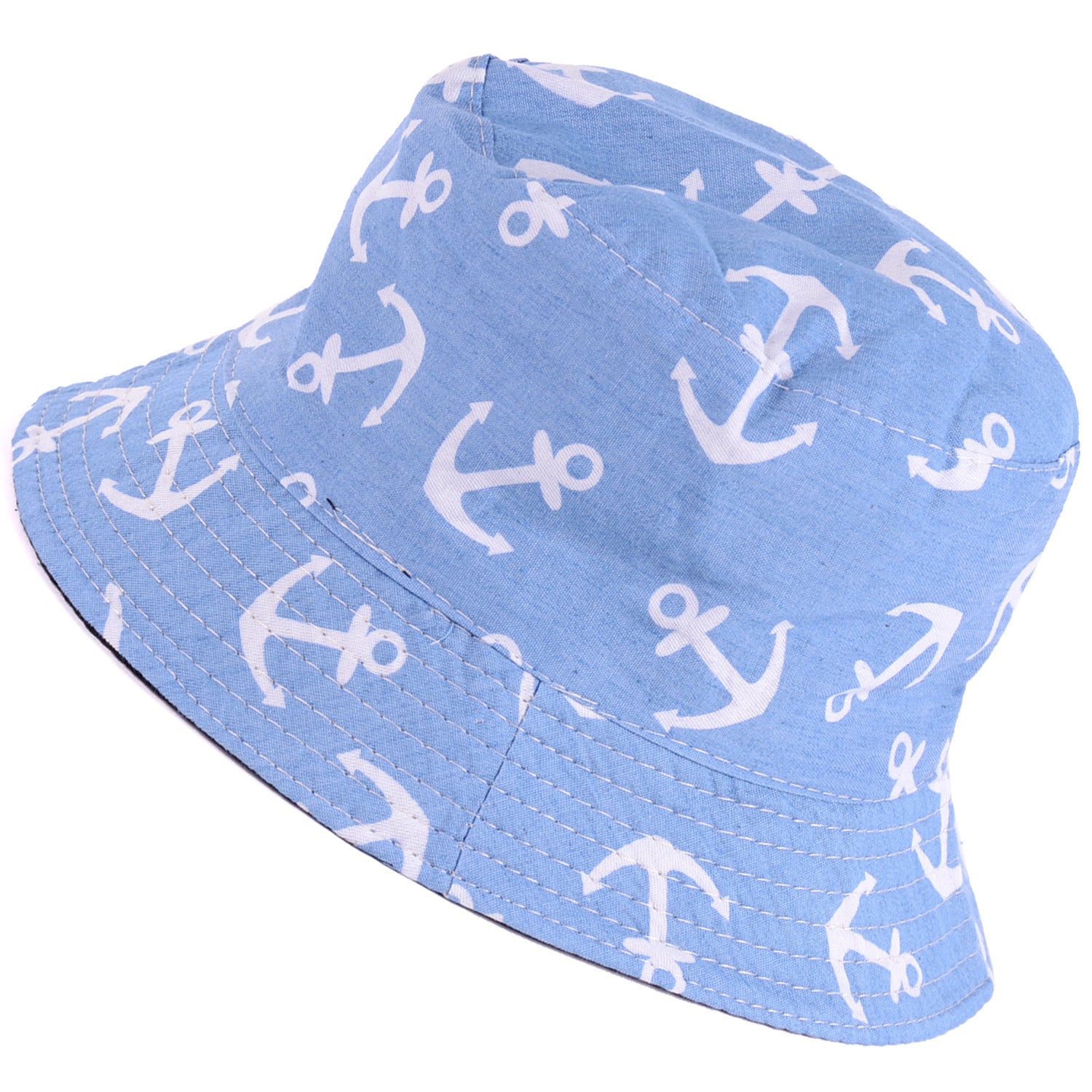 JH615B_LT DENIM - One Piece Hats