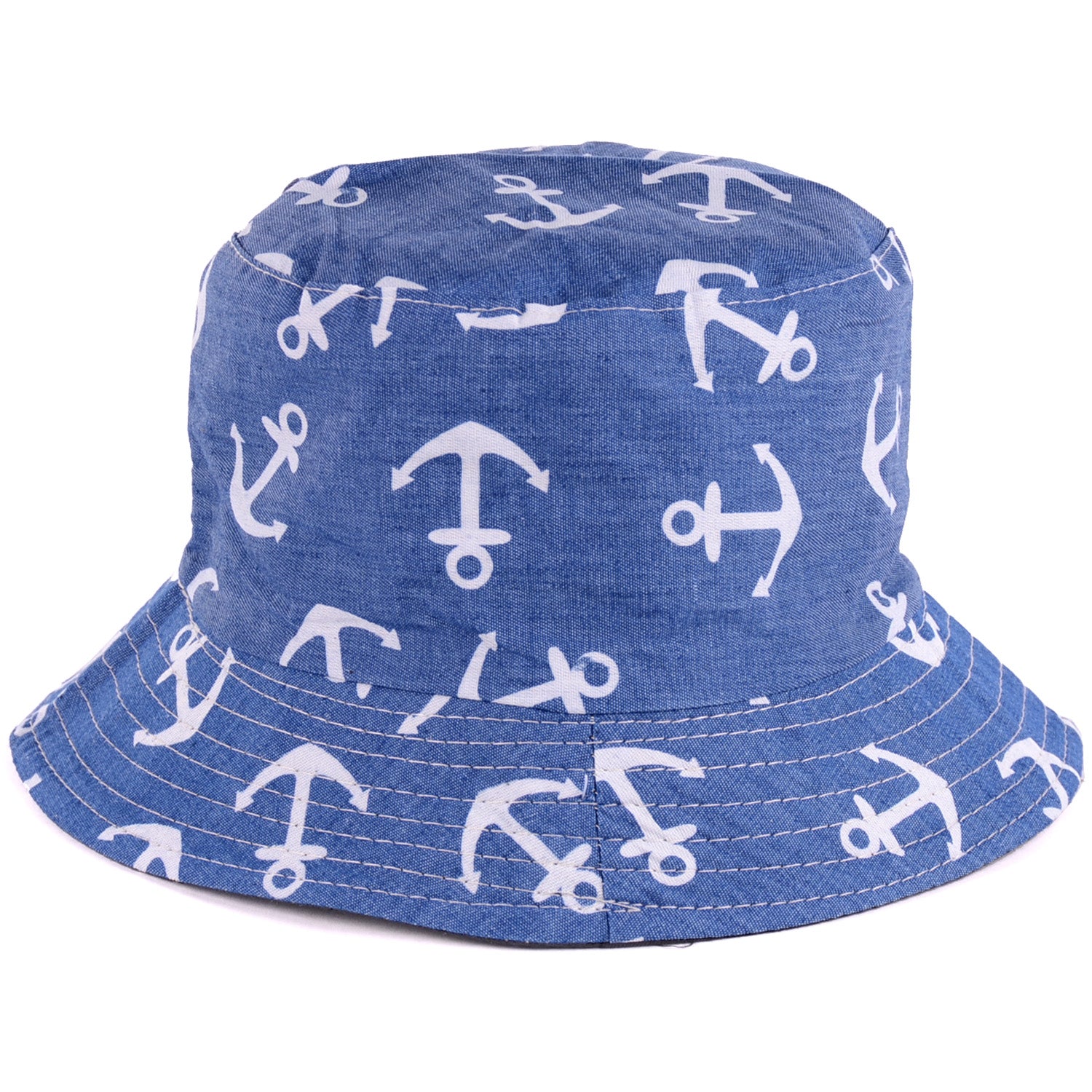 JH615B_MID DENIM - One Piece Hats