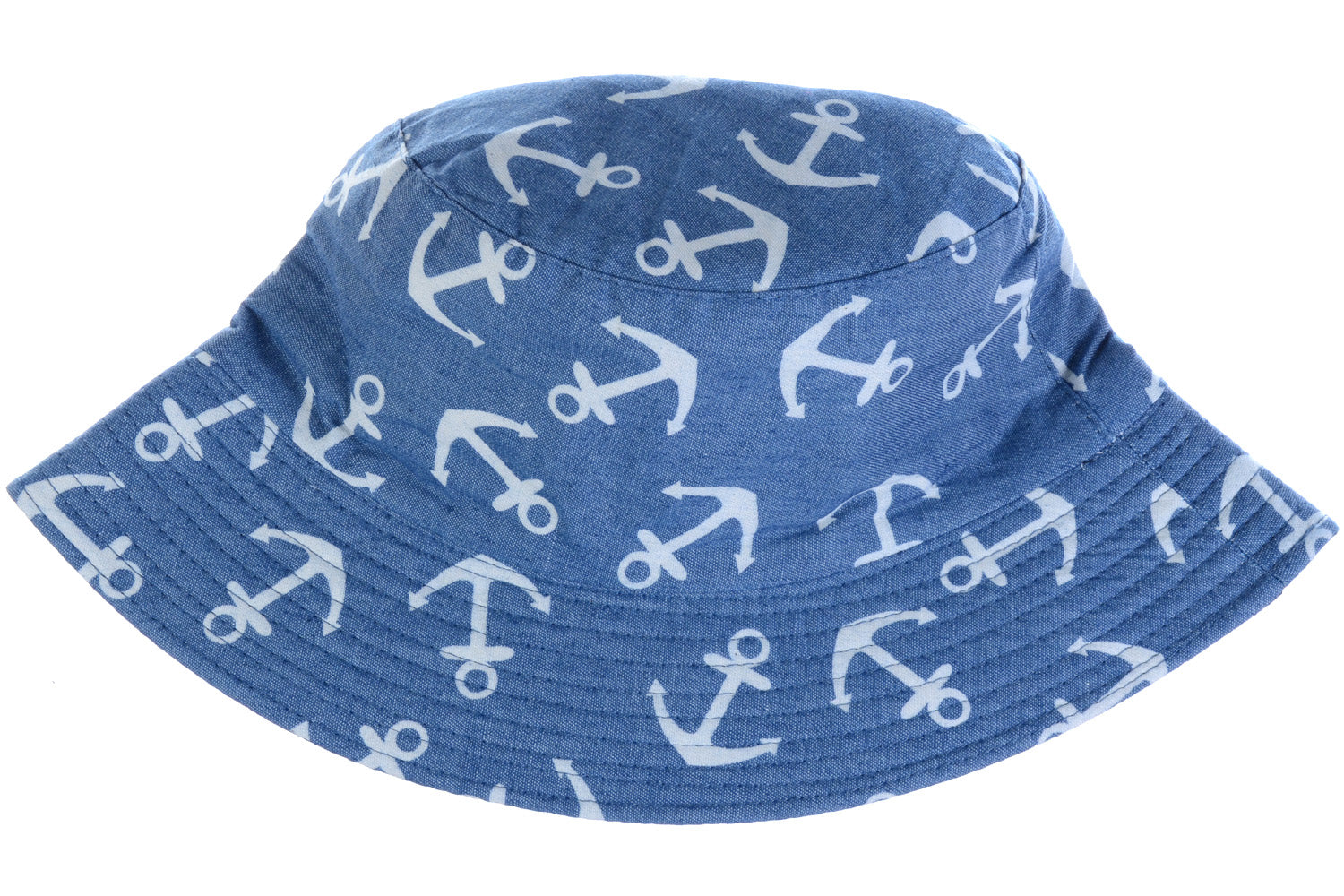 JH615B_MID DENIM - One Piece Hats