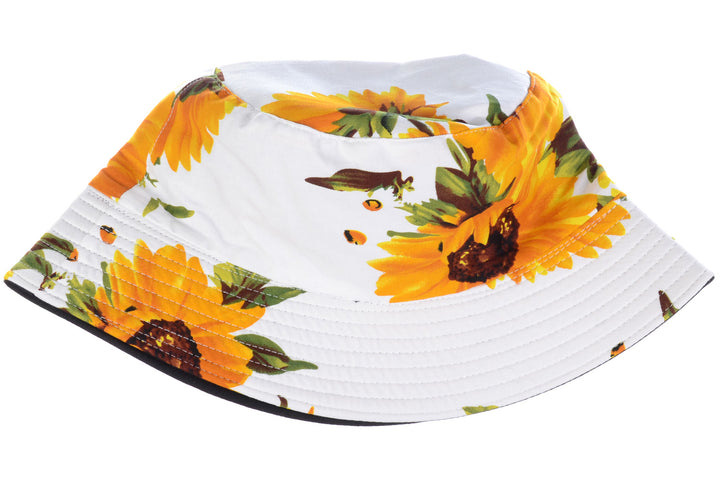 JH618_SUNFLOWER_WHITE - One Piece Hats