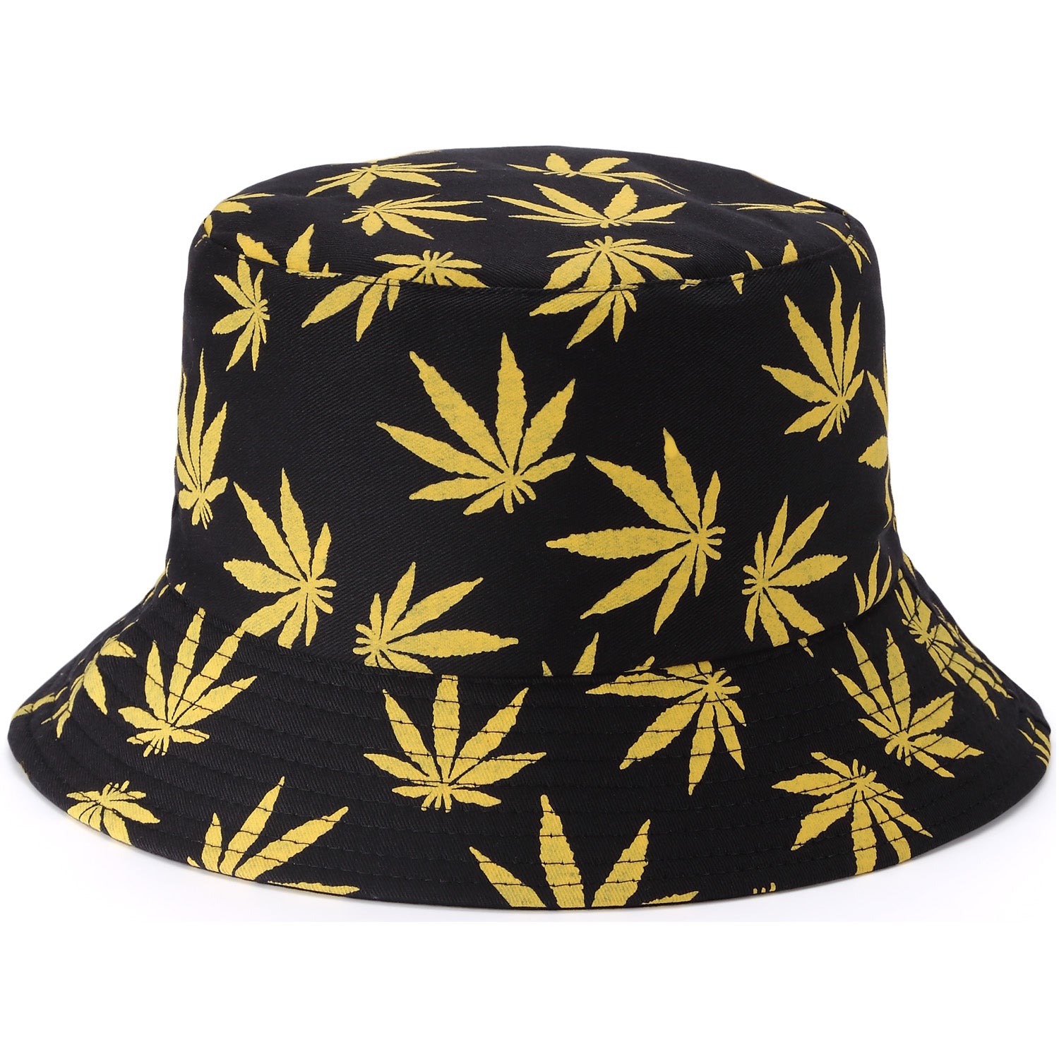JH857_Black/Yellow - One Piece Hats