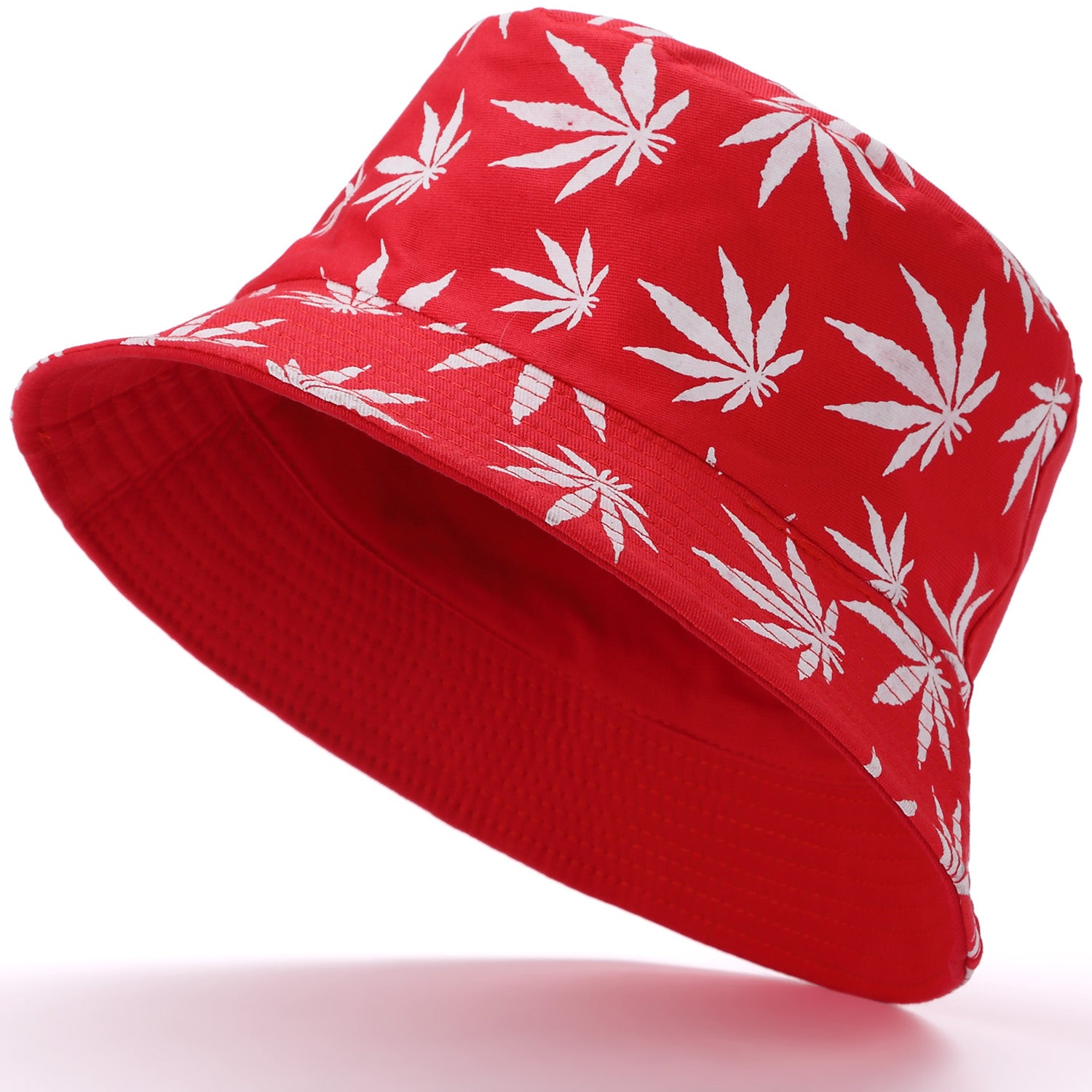 JH857_Red / White - One Piece Hats