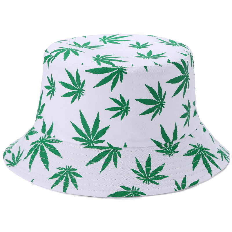 JH857_White / Green- One Piece Hats