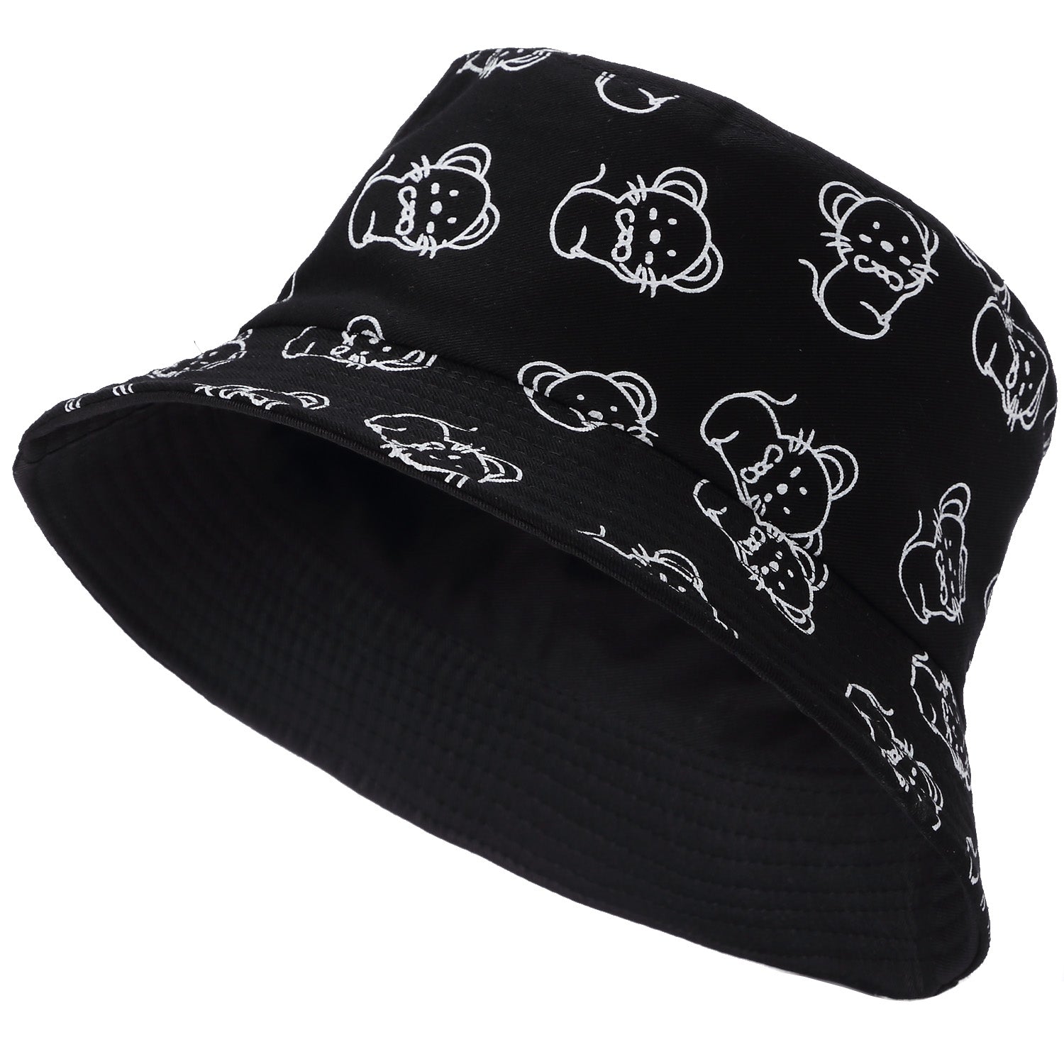 JH886_Black - One Piece Hats